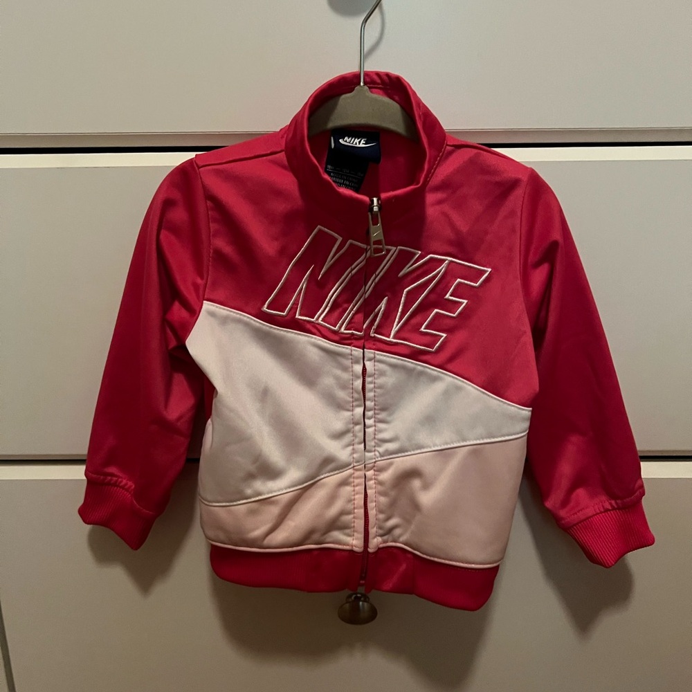 Nike Two-Tone Red and Pink Jacket